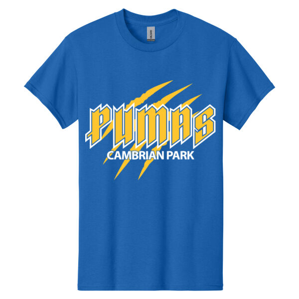 Pumas Baseball - Heavy Cotton 100% Cotton T Shirt Thumbnail