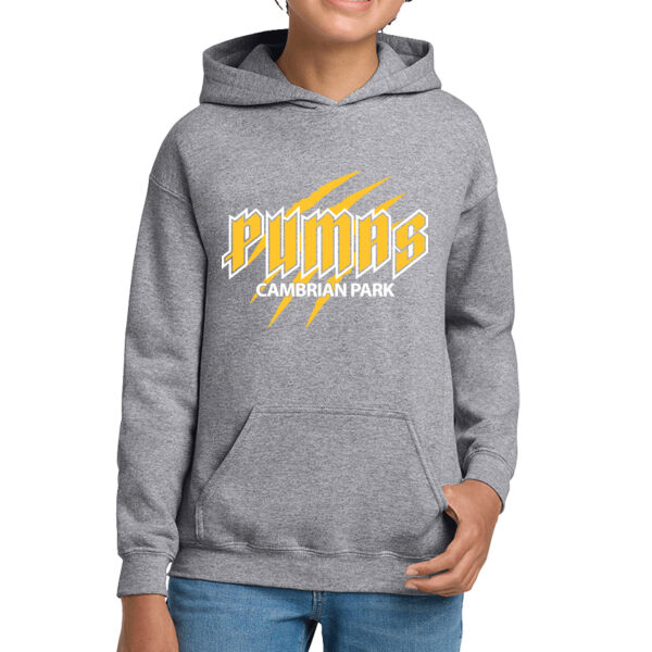 Pumas Baseball - Youth Heavy Blend Hooded Sweatshirt Thumbnail